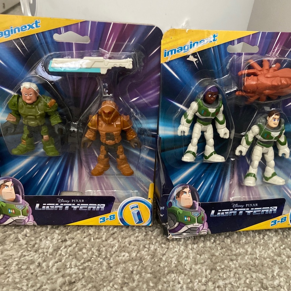 Lightyear Bundle Buzz Lightyear/Alisha Hawthorne & Darby Steel/ZAP Patrol -NEW-